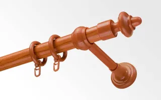Karnisze rurowe 28 mm z akcesoriami z tworzywa sztucznego