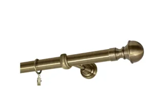 Karnisze pojedyncze Ø25 mm antyk