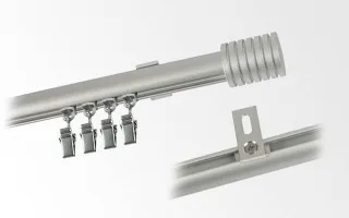 Karnisze pojedyncze INOX